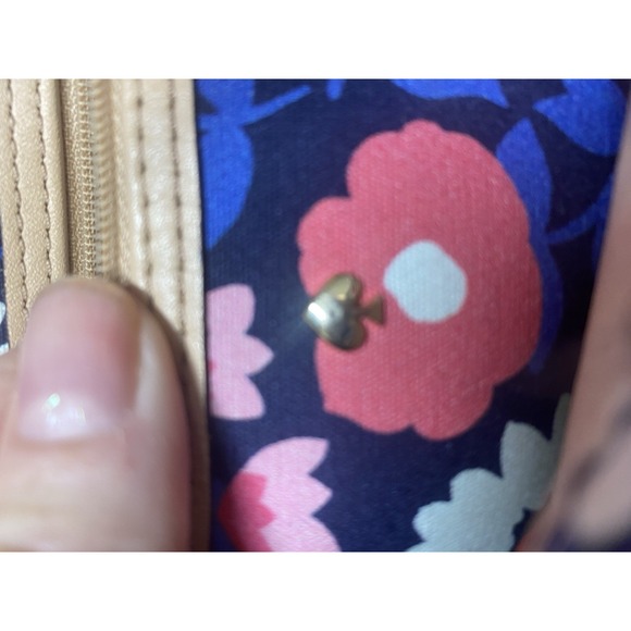Kate Spade 25th Anniversary Sam Washington Square Small Floral Fabric Tote Purse - Picture 7 of 10